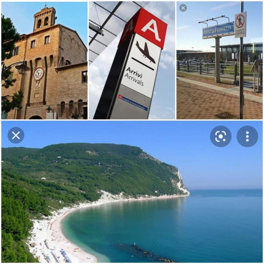 Al Castello - Aeroporto Delle Marche - Ancona Daire Falconara Marittima Dış mekan fotoğraf